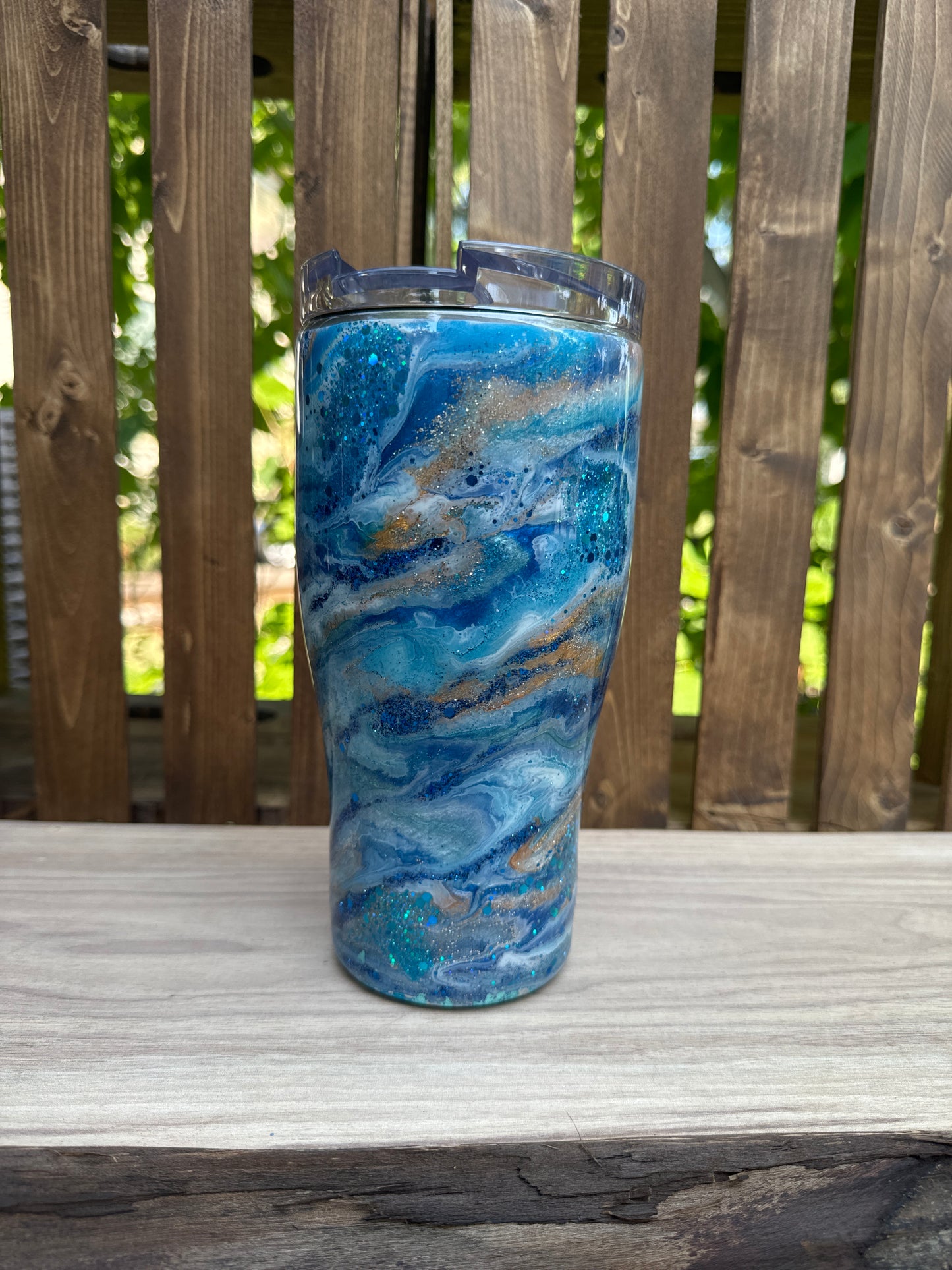 30 oz ModernCurve Mica swirl Michigan she’s thicc