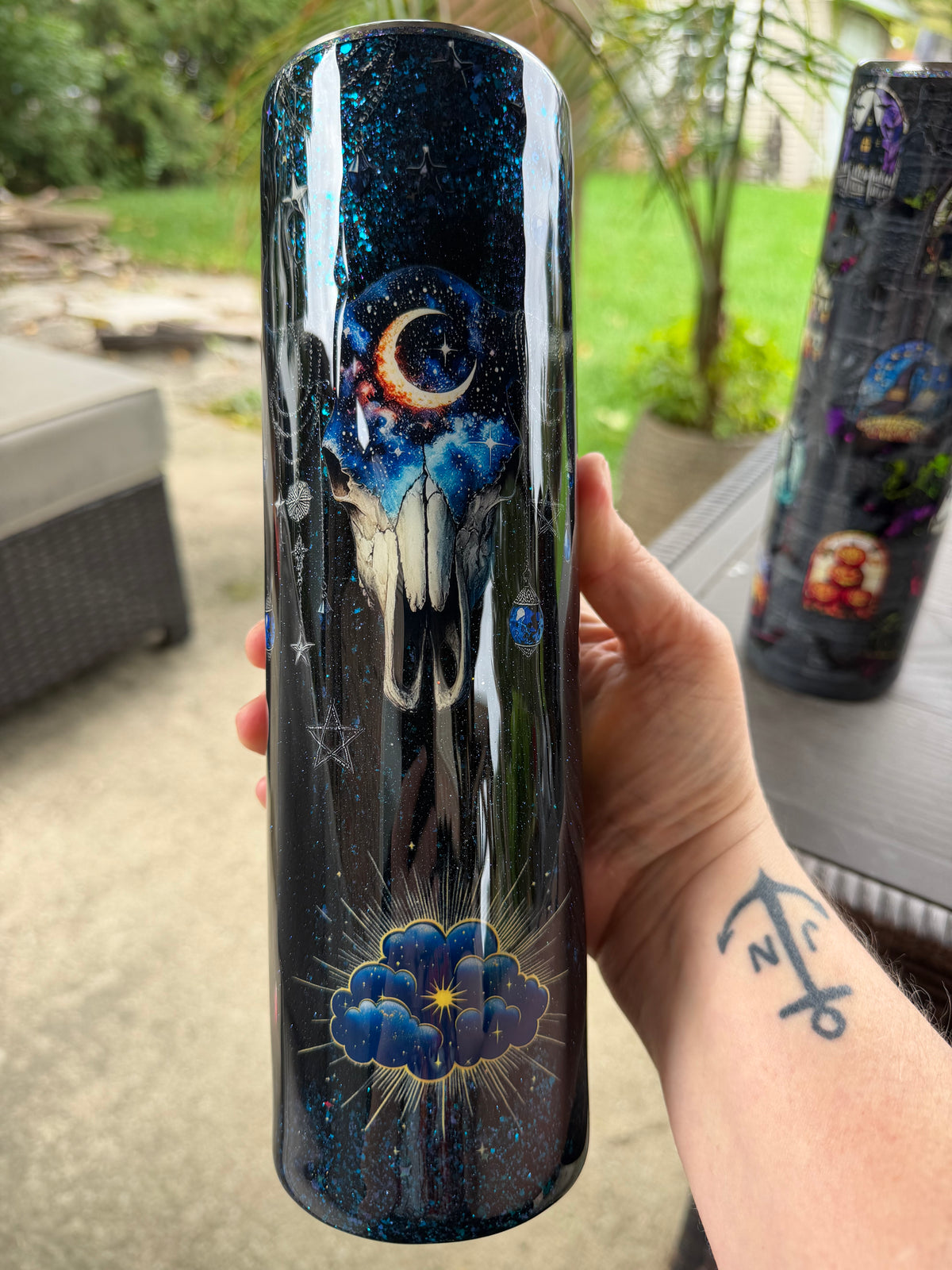 32 tipsy Celestial Bull Skull