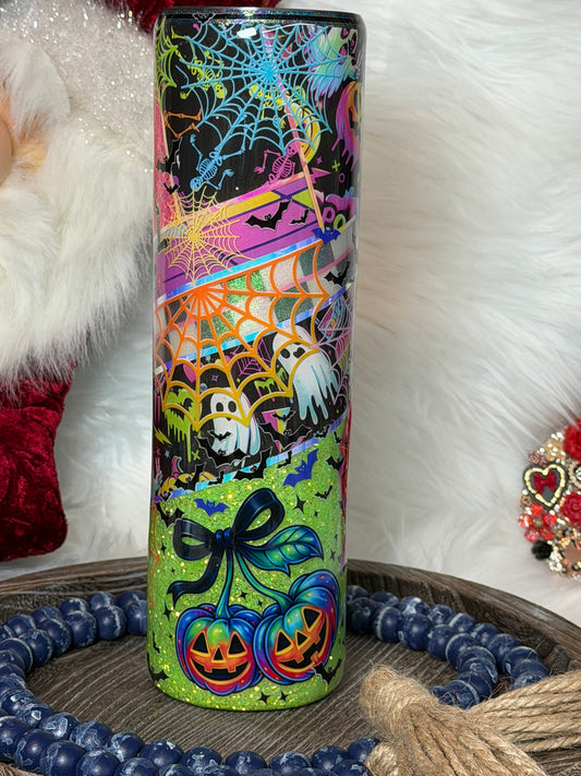 She THICK Halloween glow 32 oz tipsy