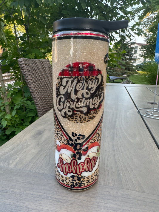 30 oz  Duo vinyl V-Split and decal Santa