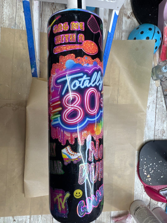 L32 oz tipsy glitter peekaboo “Totally 80’s”