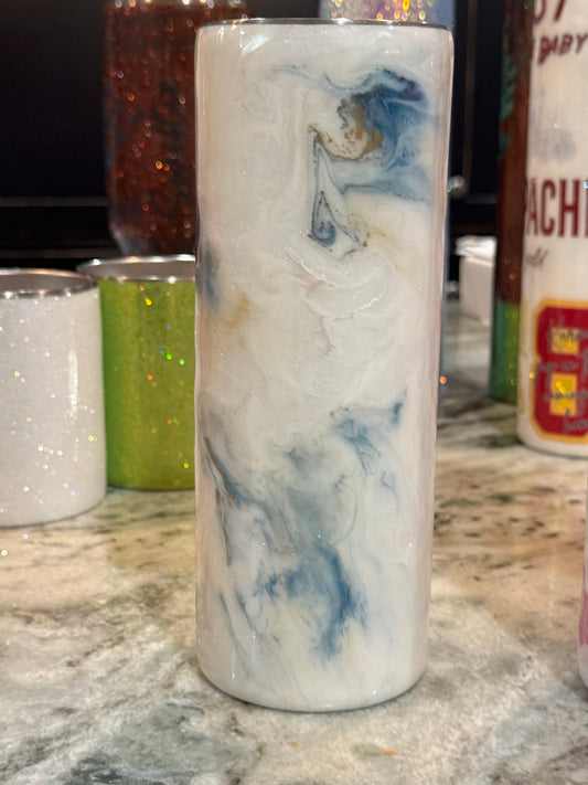 24 oz Tipsy marble, ready for personalization