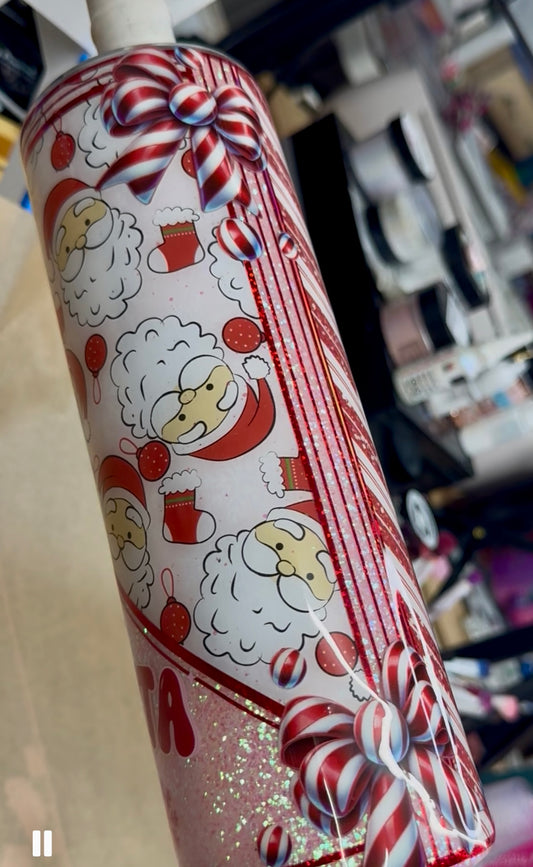 30 oz  Duo Red and pink Christmas