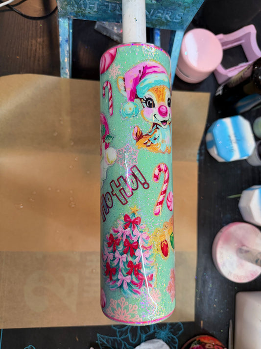 32 tipsy Minty Pink peekaboo